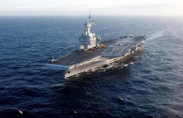 French aircraft carrier records 50 COVID-19 cases among its crew