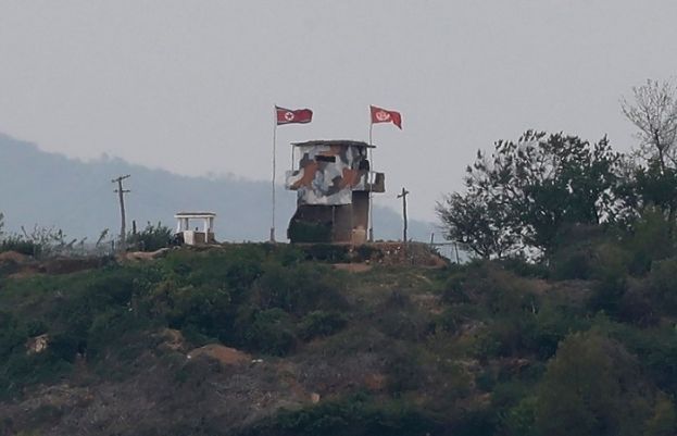 North and South Korea troops exchange fire along border for first time since 2017