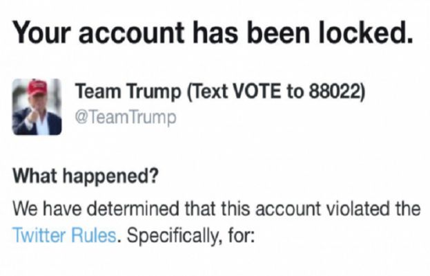 Twitter restricts Trump's account