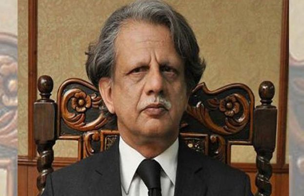 براڈ شیٹ انکوائری کمیشن کے سربراہ جسٹس ریٹائرڈ شیخ عظمت سعید 