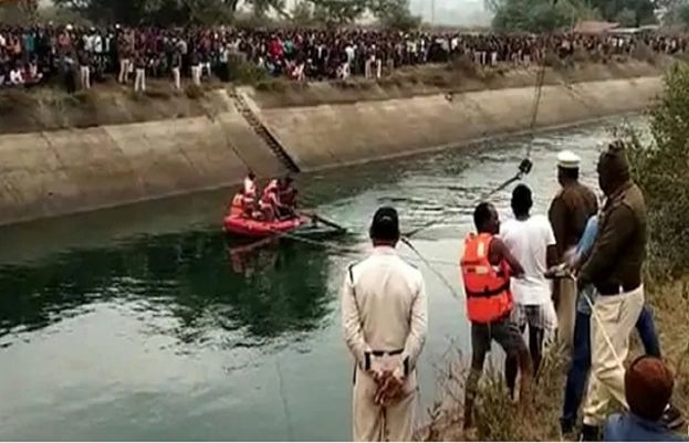 At least 32 dead as passenger bus falls into canal in India