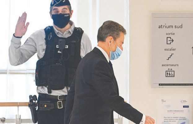 Former French president Nicolas Sarkozy