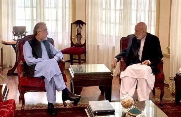 عبداللہ عبداللہ اور سابق صدر حامد کرزئی