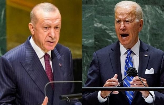 ترک صدر رجب طیب اردوان اور امریکی صدر جو بائیڈن