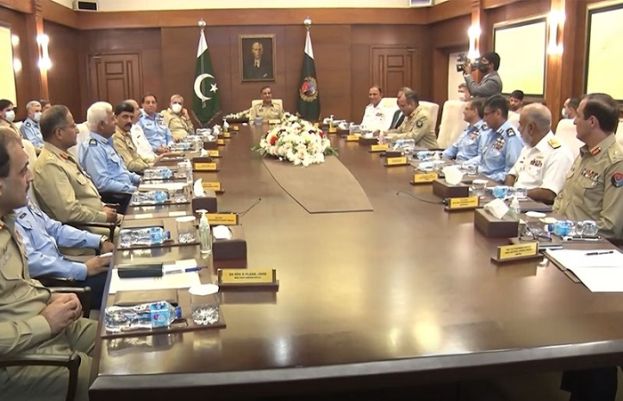 جوائنٹ چیفس آف اسٹاف کمیٹی کا اجلاس چیئرمین جنرل ندیم رضا کی زیرِ صدارت منعقد ہوا