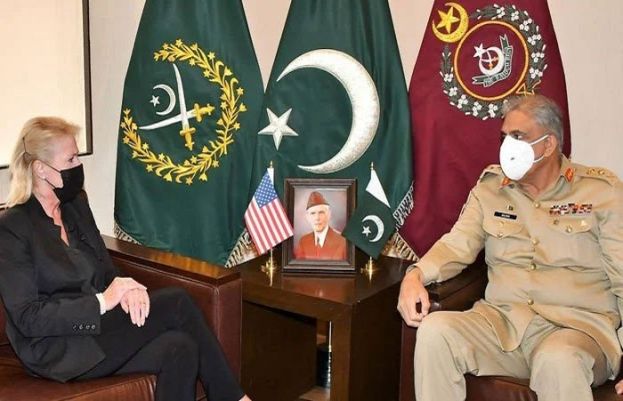آرمی چیف سے امریکی ناظم الامورکی ملاقات