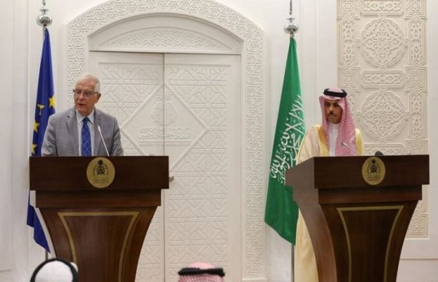 سربراہ یورپی یونین خارجہ پالیسی جوزف بوریل اور سعودی ہم منصب