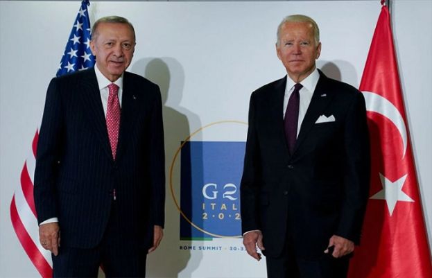 Biden talks F16s, raises human rights at meeting with Turkey's Erdogan