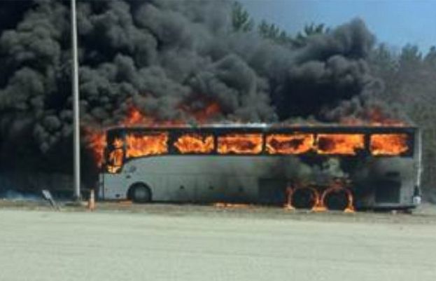 بلغاریہ ہائی وے بس حادثہ