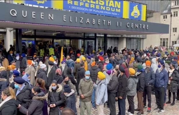 لندن، بھارت میں سکھوں کے علیحدہ وطن خالصتان کے قیام کیلئے ریفرنڈم 
