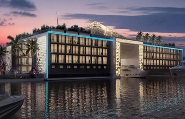 پانی پر تیرنے والے لکثری ہوٹل کی تیاری کا کام اب آخری مراحل میں