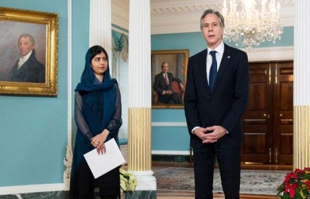 ملالہ کی امریکی وزیر خارجہ سے ملاقات، افغان خواتین کے حقوق کا معاملہ اٹھایا