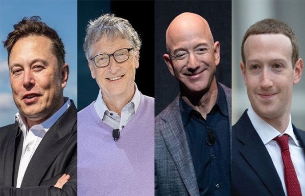 کورونا سے  گزشتہ دو سال کے دوران دنیا کے 10 امیرترین افراد کی دولت دُگنی ہوگئی