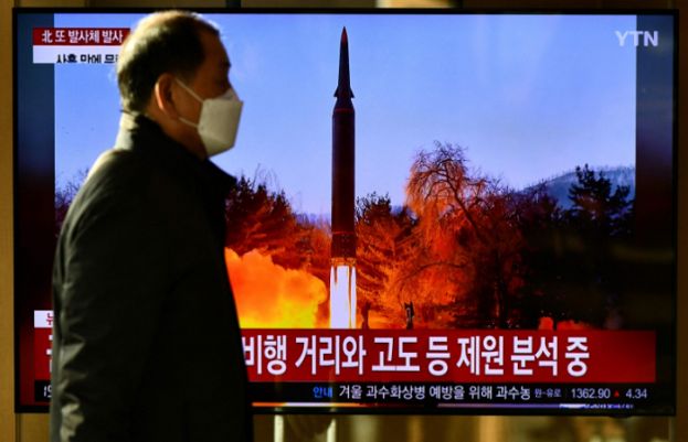 North Korea fires two missiles