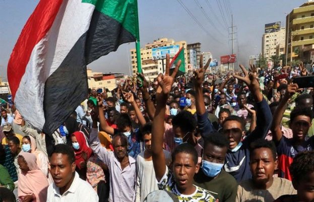 سوڈان میں فوجی بغاوت کےخلاف احتجاج جاری ہے