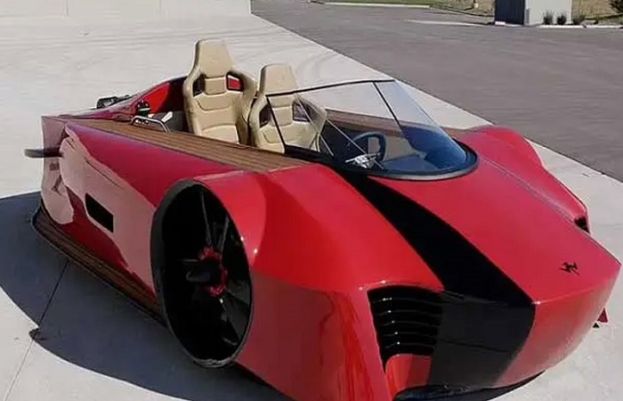 ہوور کرافٹ طرز پر بنائی جانے والی کار