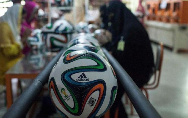 Sports factory in Sialkot 