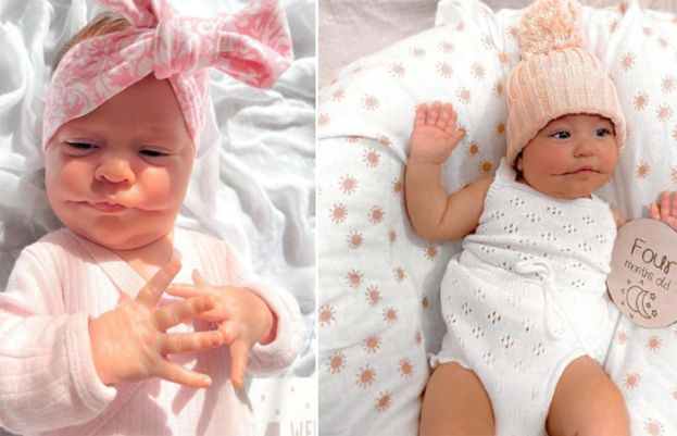 ننھی پری کےچہرے پر مستقل مسکراہٹ,وجہ جانئیے