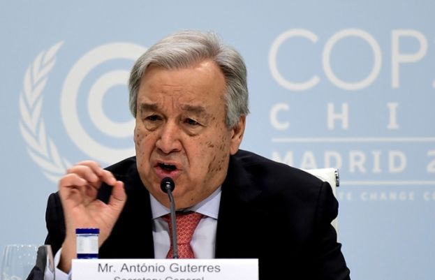 اقوام متحدہ کے جنرل سیکرٹری انتونیو گوتریس