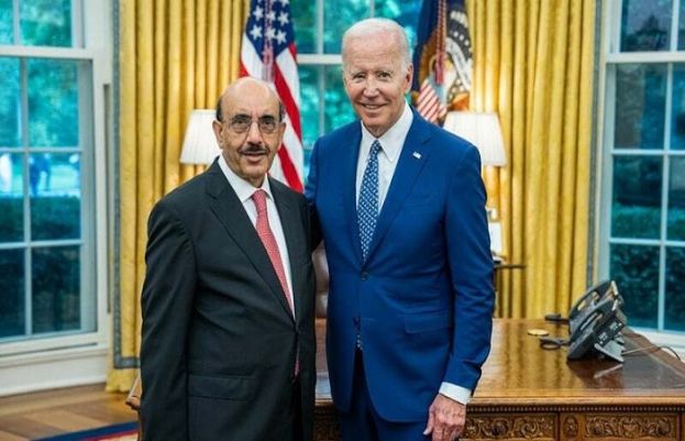 امریکا میں پاکستان کے سفیر مسعود خان کی صدر جو بائیڈن سے ملاقات