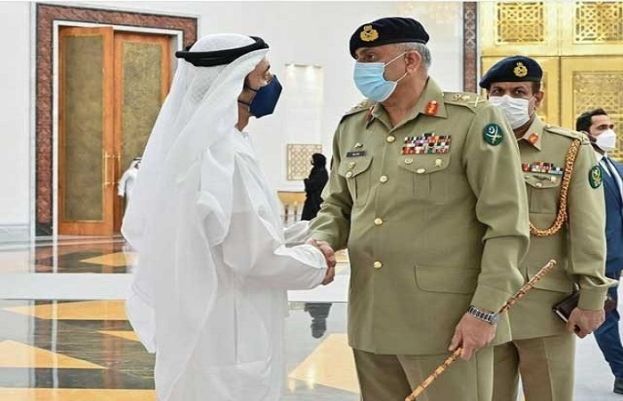 متحدہ عرب امارات کے حکام کا آرمی چیف سے رابطہ