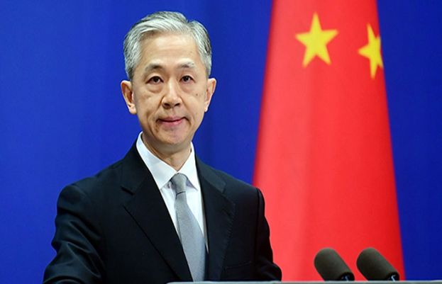 A Chinese Foreign Ministry Spokesperson Wang Wenbin 