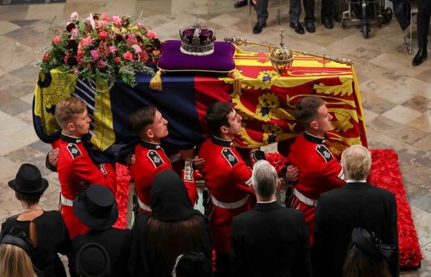 Sombre pageantry at funeral for Britain&rsquo;s Queen Elizabeth