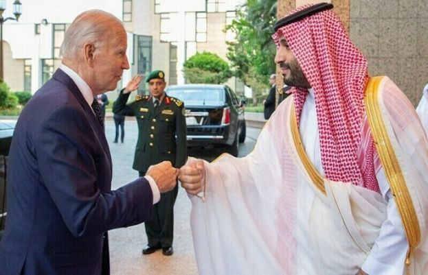 President Joe Biden and Saudi Crown primce Muhammad Bin Salman