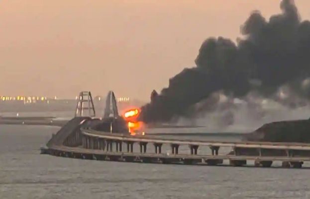 Russia arrests eight suspects over Crimea bridge blast