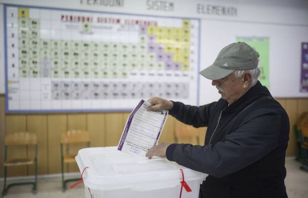 Bosnia begins voting in presidential, parliamentary elections.