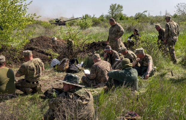 یوکرینی فوج نے خیرسن میں روس کے دفاعی پوزیشنز کو توڑ دیا