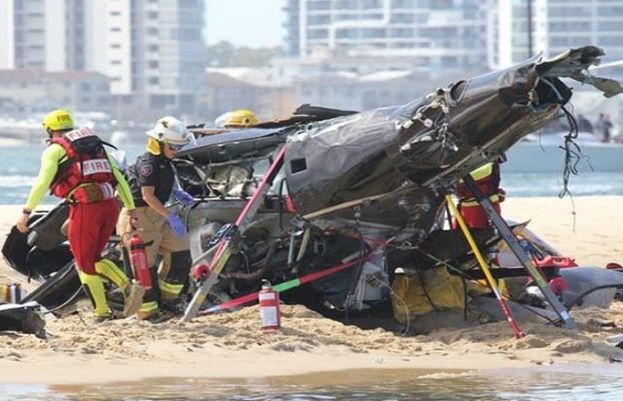 آسٹریلیا میں 2 ہیلی کاپٹرز ٹکرا گئے