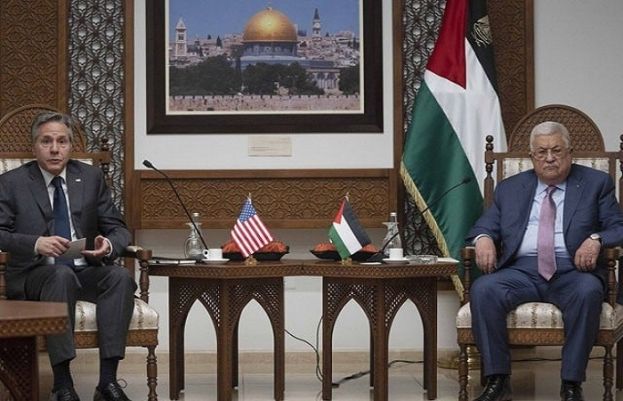 فلسطینی صدر سے امریکی وزیر خارجہ کی ملاقات