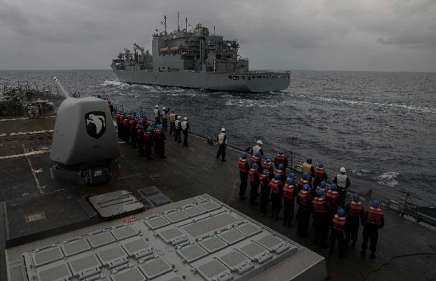 Chinese military says US ship ‘warned’ away in South China Sea