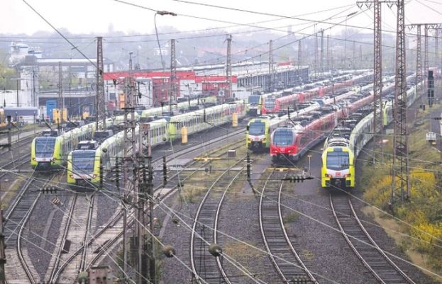 Strikes cripple Germany’s rail network, airports