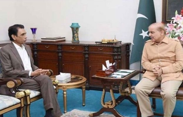  وزیر اعظم شہباز شریف اور خالد مقبول صدیقی