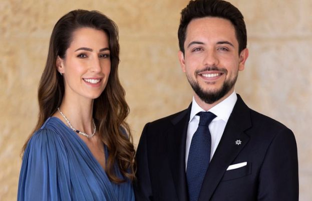 Crown Prince Al-Hussein bin Abdullah II and Rajwa Khalid Al-Saif