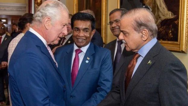 King Charles & Shehbaz Sharif