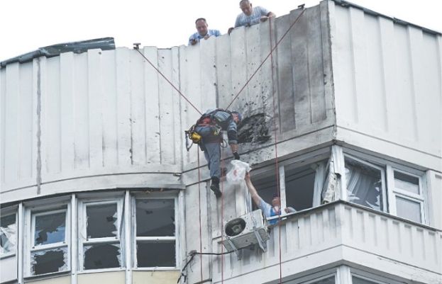 Ukraine war reaches Moscow as drones hit both capitalsc