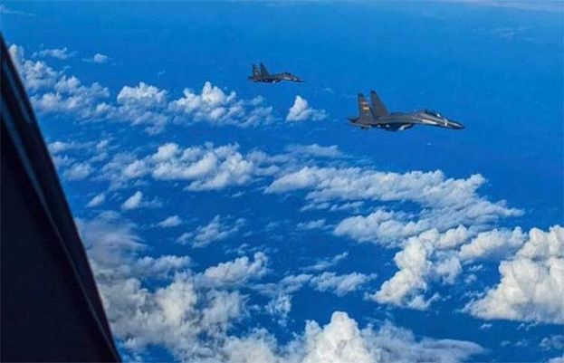 Taiwan sends up fighters as Chinese warplanes cross strait’s median line