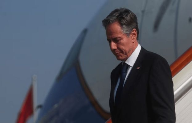 US Secretary of State Antony Blinken arrived in Beijing on Sunday