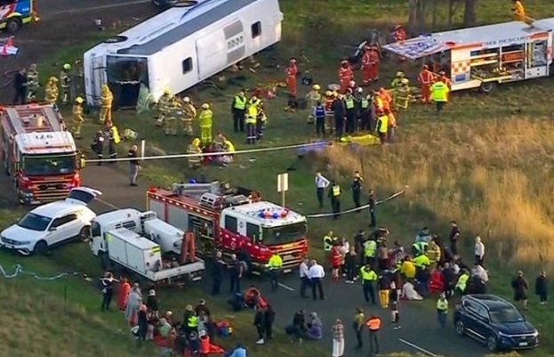 آسٹریلیا میں باراتیوں کی بس کو حادثہ