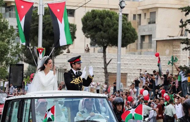 اردن کے ولی عہد حسین بن عبداللہ شادی کے بندھن میں بندھ گئے