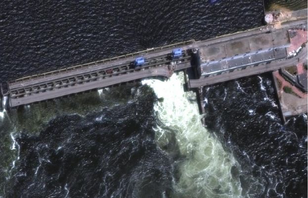 Ukraine accuses Russia of blowing up Nova Kakhovka dam in Kherson region