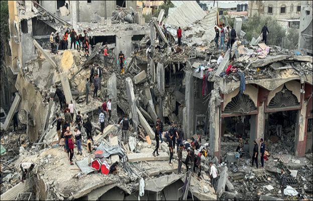 غزہ پر اسرائیلی بمباری میں شہید فلسطینیوں ک تعداد 32 ہزار سے تجاوز کرگئی