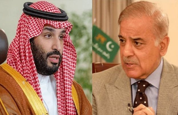 Saudi Crown Prince MbS congratulates PM Sharif on taking office