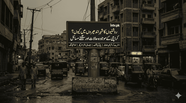 Karachi towns street crime and infrastructure issues intv pk